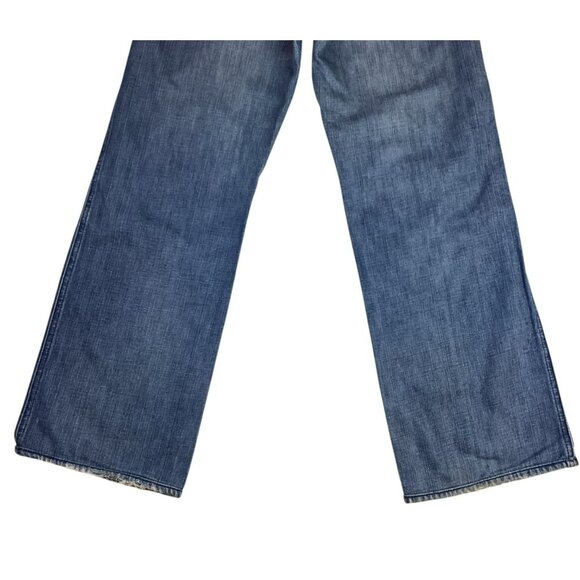 7 For All Mankind  Relaxed WIDE LEG  Jeans Womens 29 Medium Wash Denim 100% Cott - Picture 7 of 12